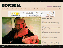 Tablet Screenshot of borsen.dk